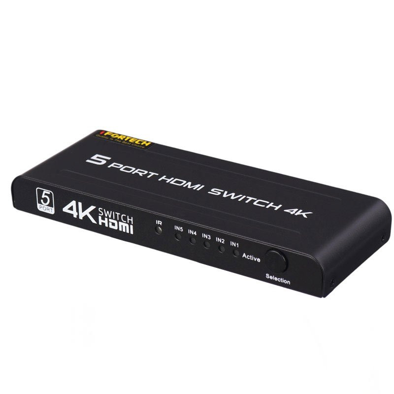 سوییچ 5 پورت HDMI ایفورتک مدل 4K501 