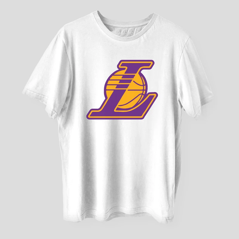 تی شرت آستین کوتاه مردانه مدل لس أنجلس لیکرز کد br136