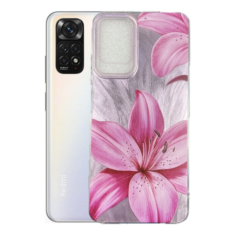 کاور طرح گل لیلیوم مناسب برای گوشی موبایل شیائومی Redmi Note 11 4g