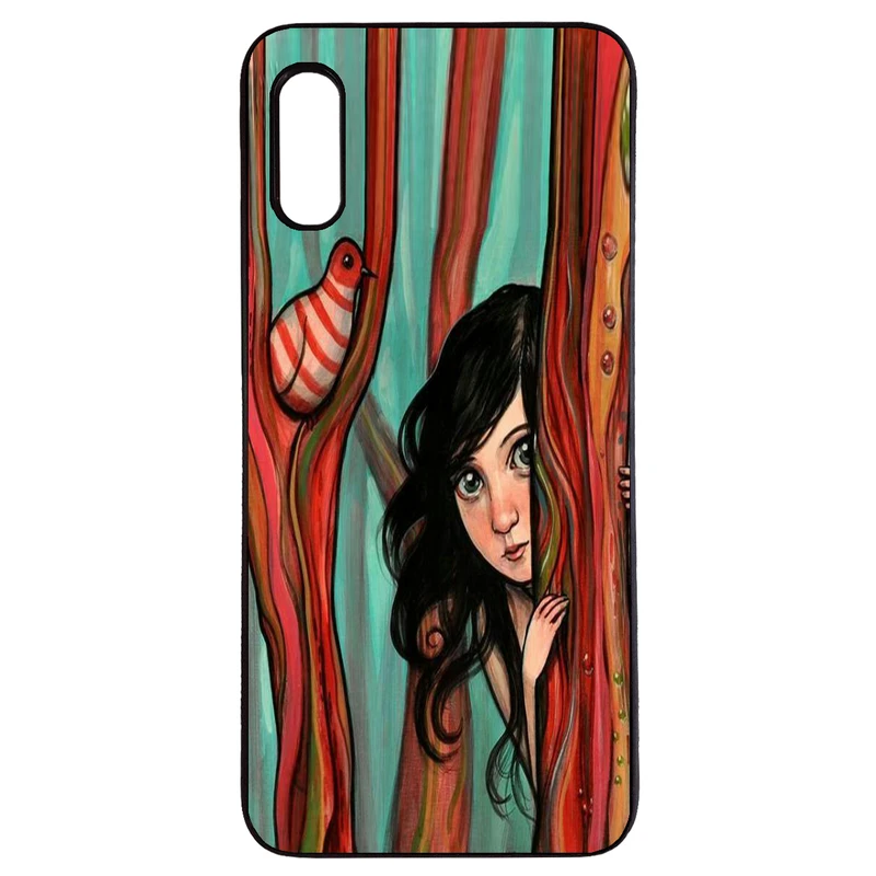 کاور گالری وبفر طرح دختر مناسب برای گوشی موبایل شیائومی redmi 9a