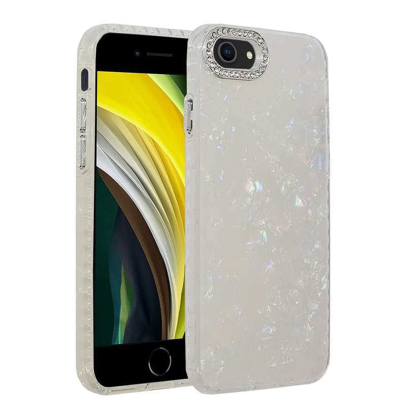 کاور کریتیو مدل ماربل یخی مناسب برای گوشی موبایل اپل Iphone 7 /8 / SE2020 / SE2022