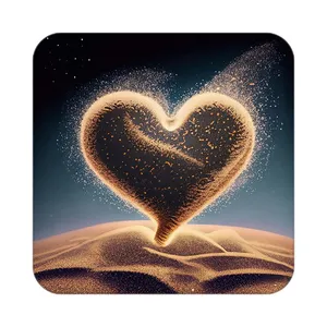 زیر لیوانی کاکتی مدل عاشقانه کد mp11943