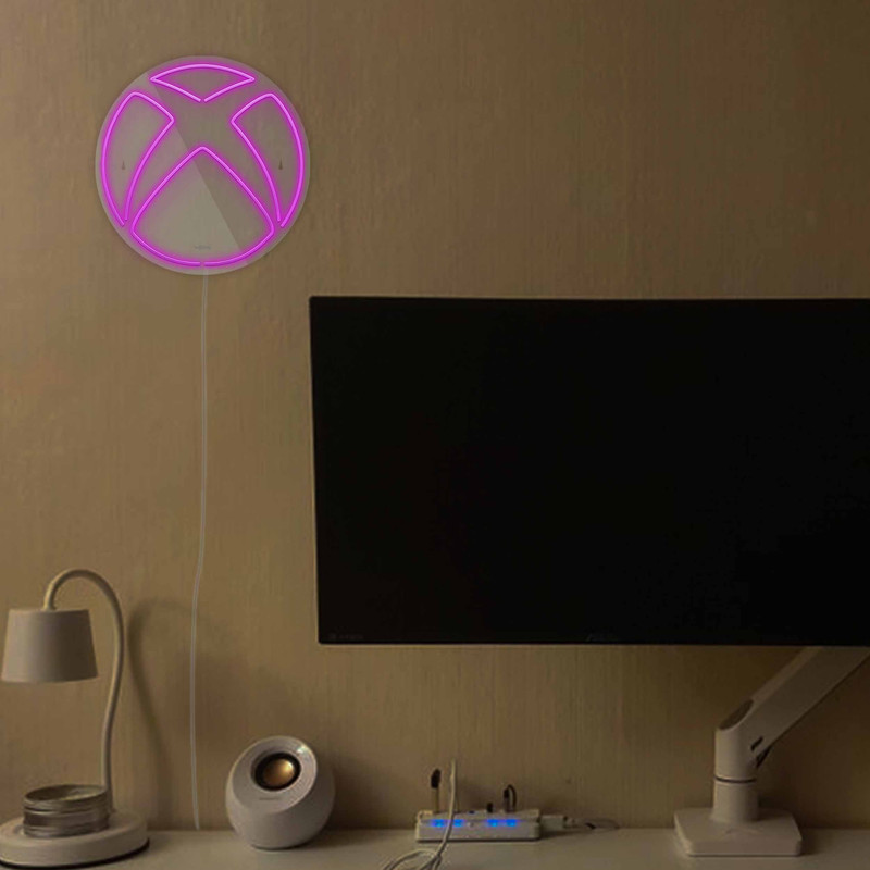 چراغ دیواری نئون دیزاین طرح Xbox-GL_PR