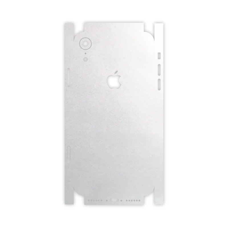 برچسب پوششی ماهوت مدل Metallic-White-FullSkin مناسب برای گوشی موبایل اپل iPhone Xr