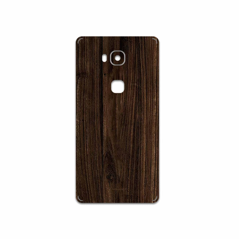 برچسب پوششی ماهوت مدل Dark Walnut Wood مناسب برای گوشی موبایل آنر 5X