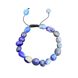 دستبند سنگی مدل لاجورد