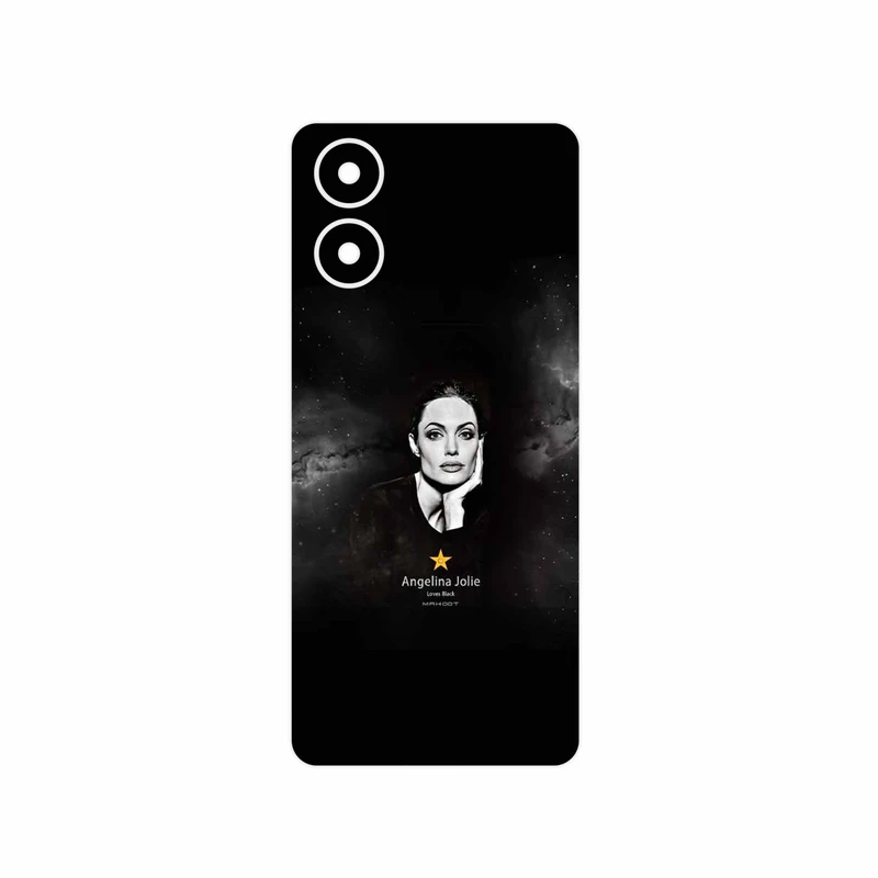 برچسب پوششی ماهوت مدل Angelina Jolie مناسب برای گوشی موبایل موتورولا Moto G04s