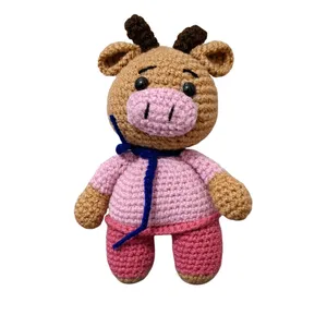 عروسک بافتنی مدل گاوی