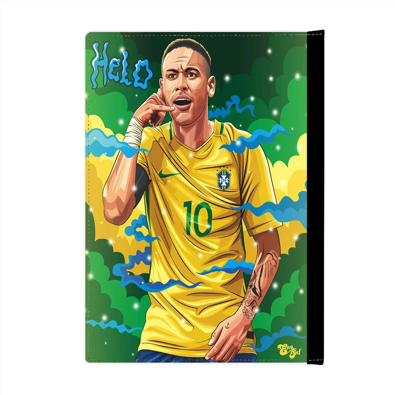  کلاسور پاد آفرین مدل فوتبالی طرح نیمار کد p527