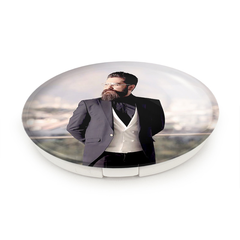 آینه جیبی خندالو طرح علی زندوکیلی مدل تاشو کد 4037