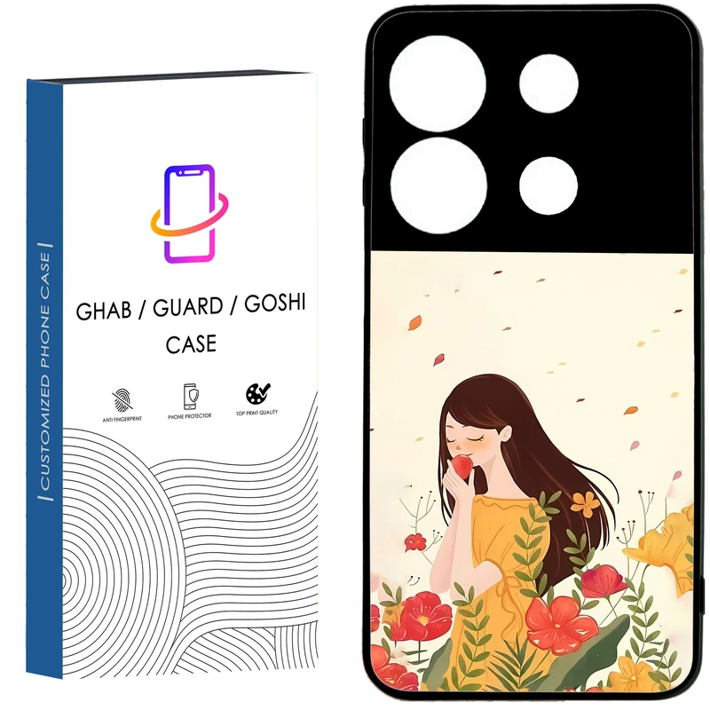 کاور قاب گارد گوشی طرح دخترانه کد 103- TPU مناسب برای گوشی موبایل شیائومی Redmi Note 13 Pro 5G / Poco X6 5G