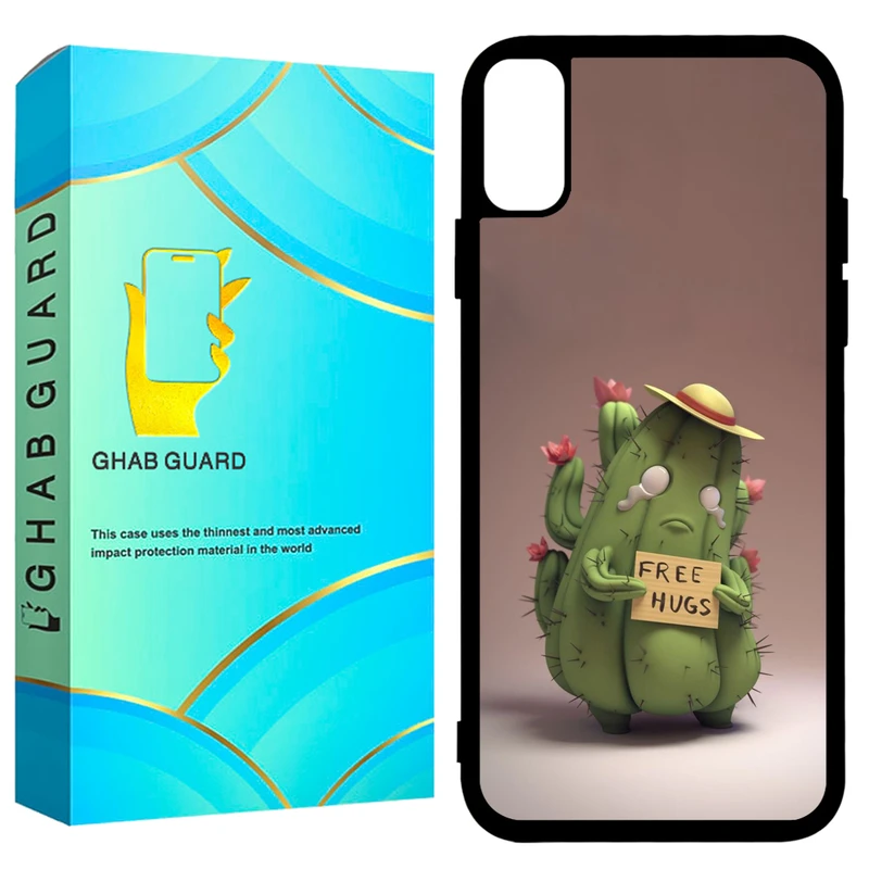 کاور قاب گارد طرح کاکتوس مدل GCHPX مناسب برای گوشی موبایل اپل iPhone X / XS