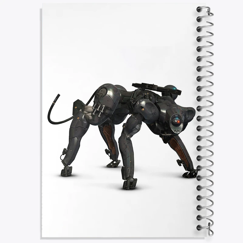 دفتر نقاشی 50 برگ خندالو طرح بازی متال گیر (Metal Gear) کد 33166