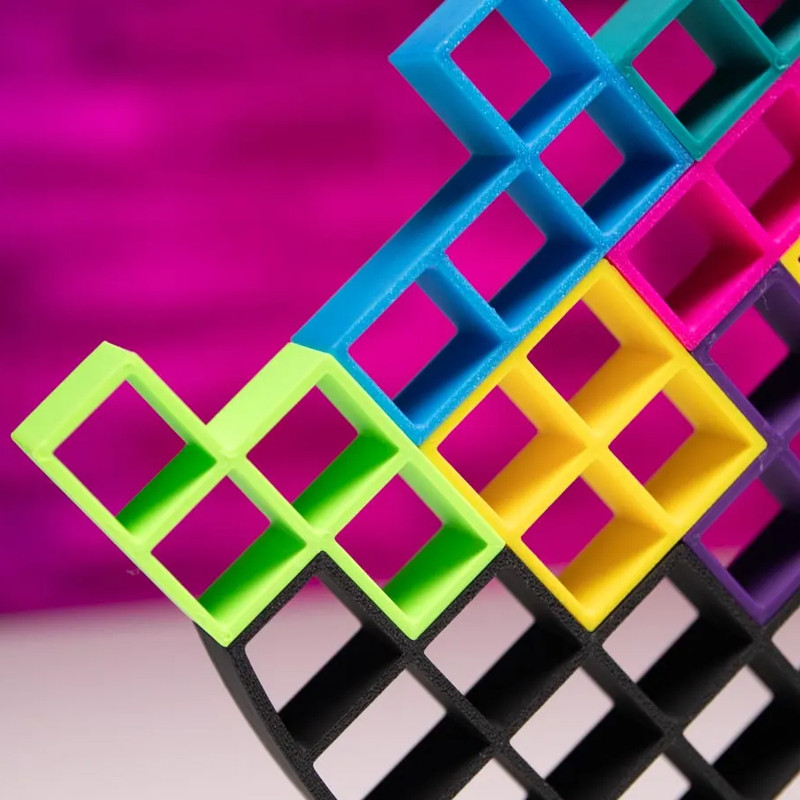 بازی فکری برج هیجان مدل تعادل طرح TETRIS