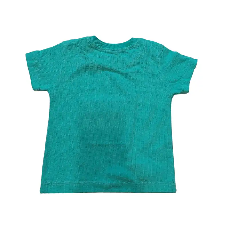 تی شرت آستین کوتاه نوزادی مدل ASH717-NO رنگ سبز
