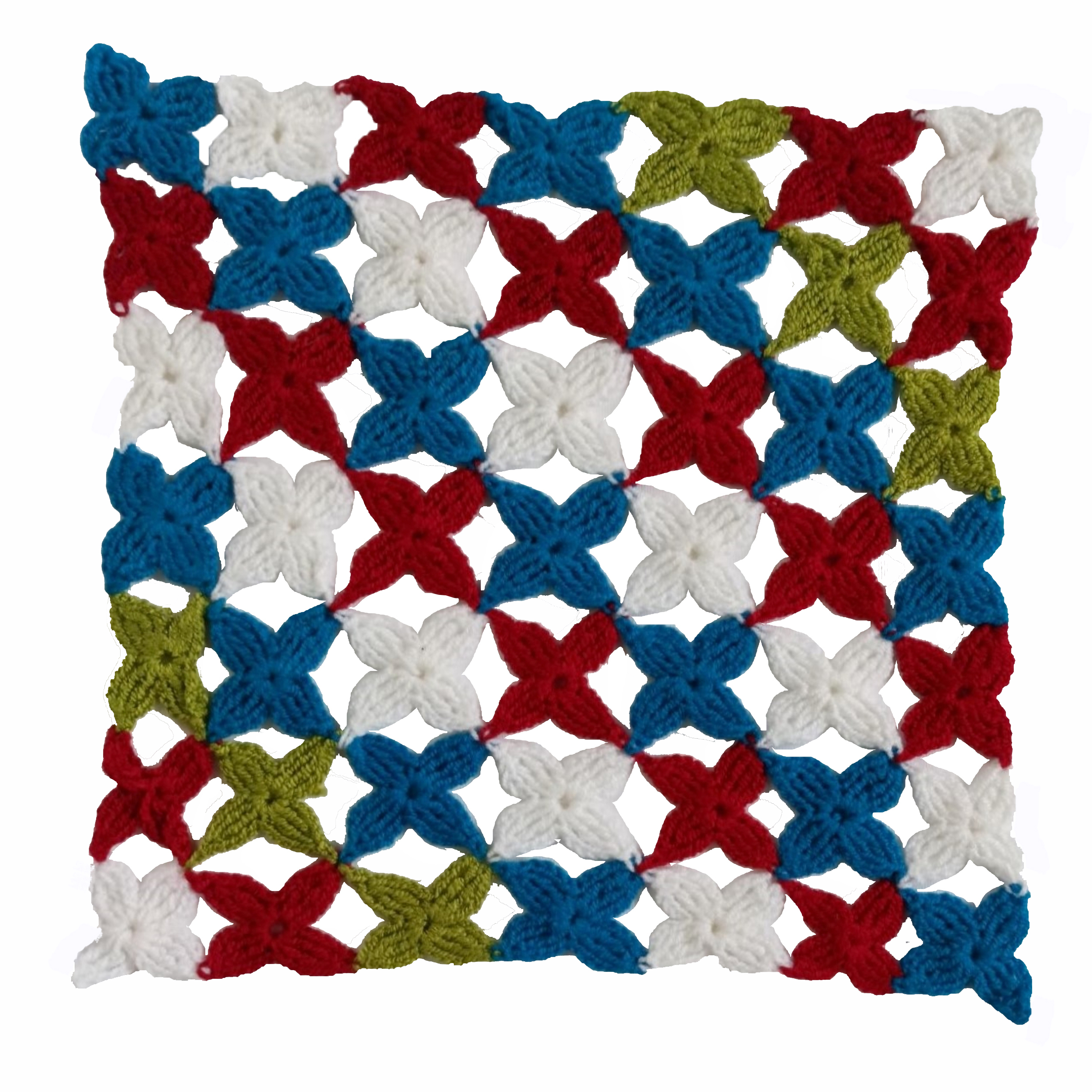 رومیزی بافتنی مدل star