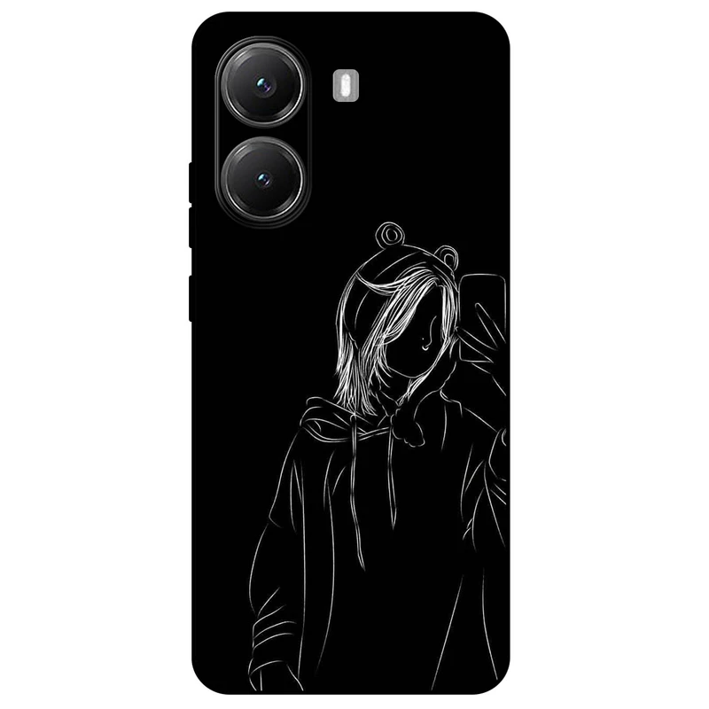 کاور مگافون طرح دخترانه مدل 1841 مناسب برای گوشی موبایل شیائومی Poco X7 Pro