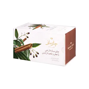 چای سیاه کیسه ای چای مانی با طعم دارچین بسته 20 عددی