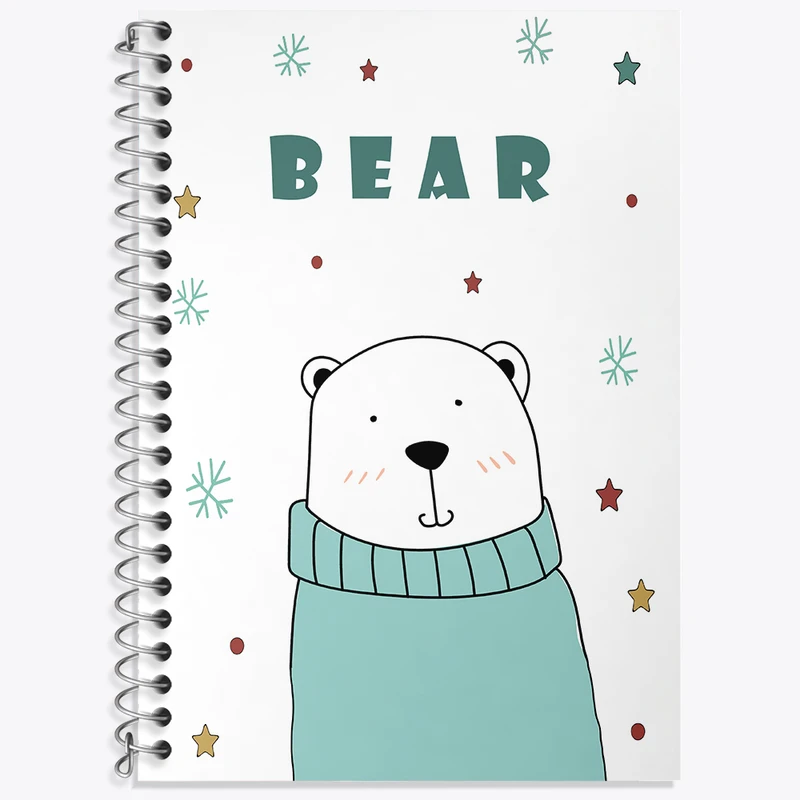 دفتر نت موسیقی 50 برگ خندالو طرح خرس کیوت کد N2570