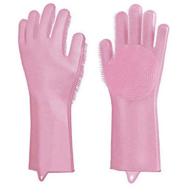 دستکش نظافت مدل سیلیکونی پرزدار کد LP55 دستکش نظافت مدل سیلیکونی پرزدار کد LP55