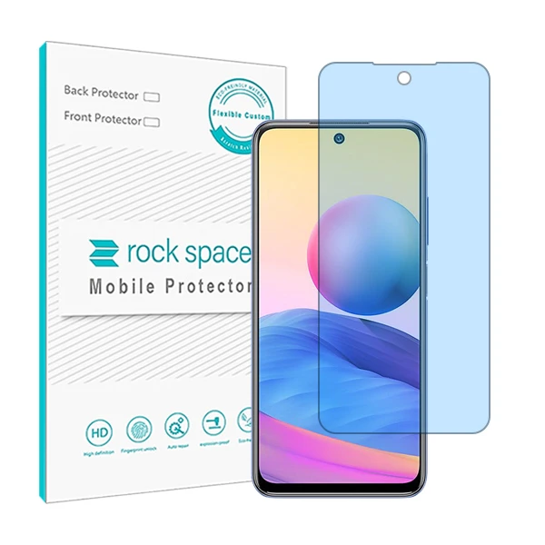 محافظ صفحه نمایش ضداشعه آبی راک اسپیس مدل HyBLU مناسب برای گوشی موبایل شیائومی Redmi Note 10 5G