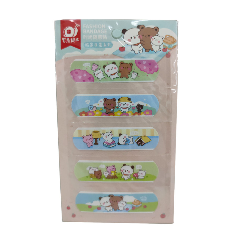 چسب زخم مدل فانتزی طرح حیوانات کد 085 بسته 10 عددی