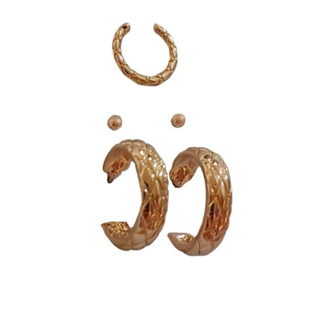 گوشواره زنانه اکسسورایز مدل HB 166 به همراه پیرسینگ مجموعه 3 عددی گوشواره زنانه اکسسورایز مدل HB 166 به همراه پیرسینگ مجموعه 3 عددی