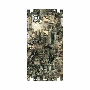MAHOOT Collage of Skyscraper-FullSkin Cover Sticker for Motorola Moto G14
