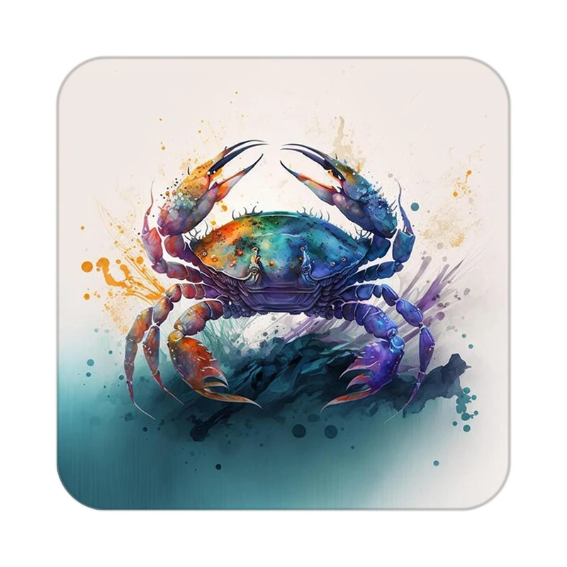 زیر لیوانی کاکتی طرح حیوانات رنگی مدل mp25400