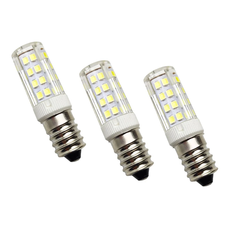 لامپ یخچال و فریزر 5 وات ای جی ان مدل 220v پایه E14 بسته 3 عددی