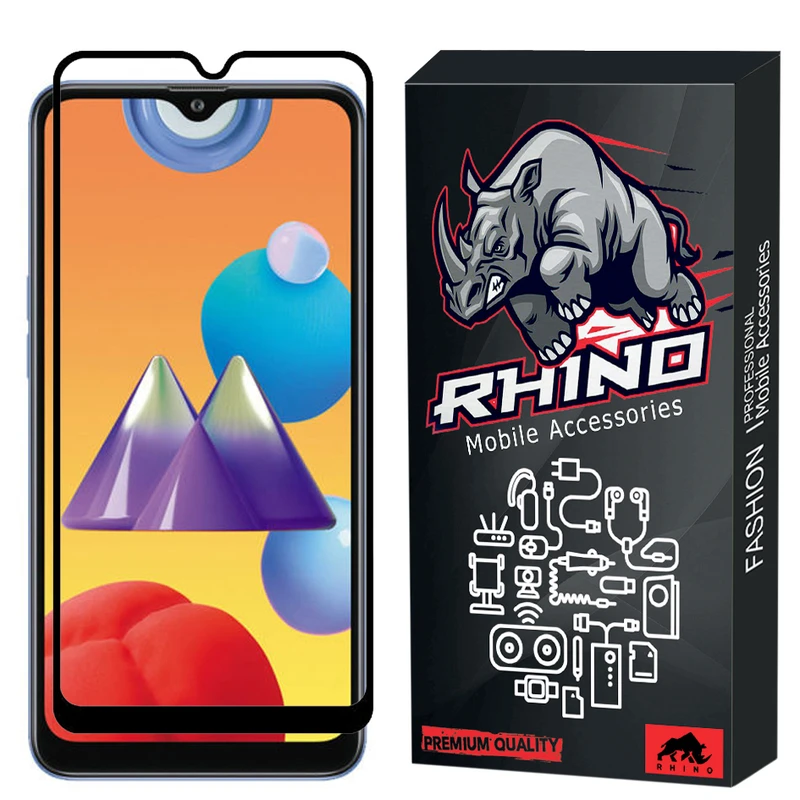 محافظ صفحه نمایش راینو مدل R-FULL مناسب برای گوشی موبایل سامسونگ Galaxy M01s