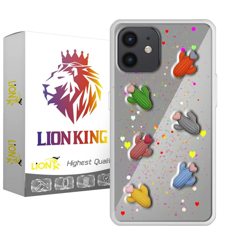  کاور لاین کینگ مدل kaktoosghalbdar مناسب برای گوشی موبایل اپل iPhone 12 / 12 Pro