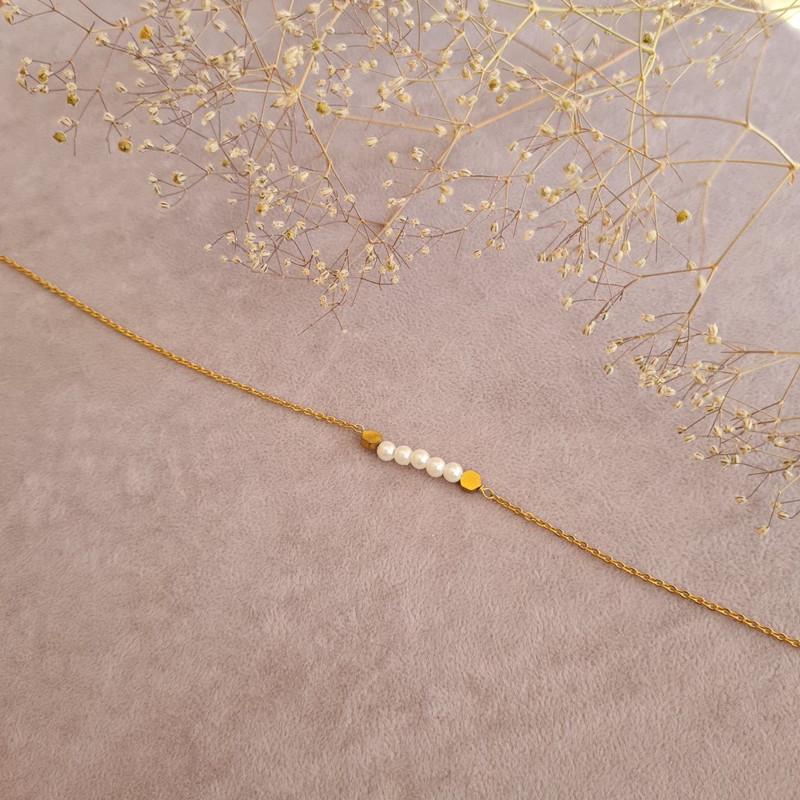 پابند زنانه مدل مرواریدی توپی پابند زنانه مدل مرواریدی توپی