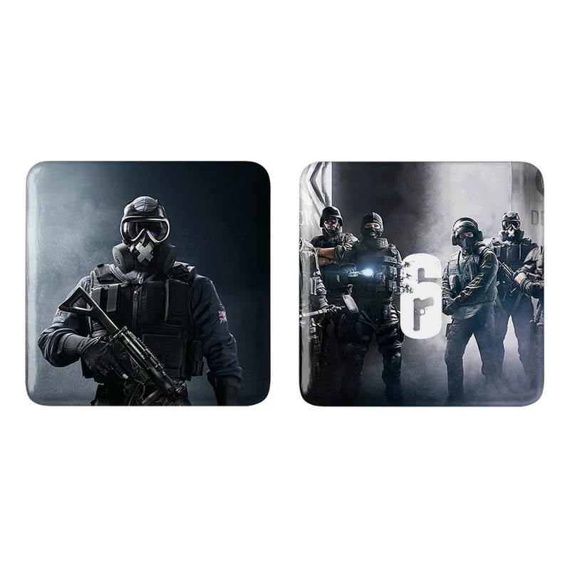 مگنت خندالو طرح رینبو سیکس Rainbow Six کد 1021310320 مجموعه 2 عددی
