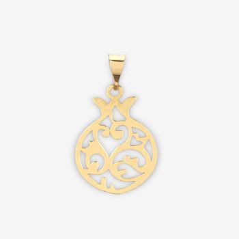 آویز گردنبند طلا 18 عیار زنانه مایا ماهک طرح  انار کد MM0341