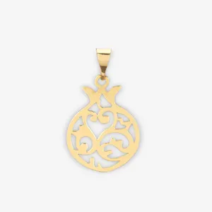 آویز گردنبند طلا 18 عیار زنانه مایا ماهک طرح  انار کد MM0341