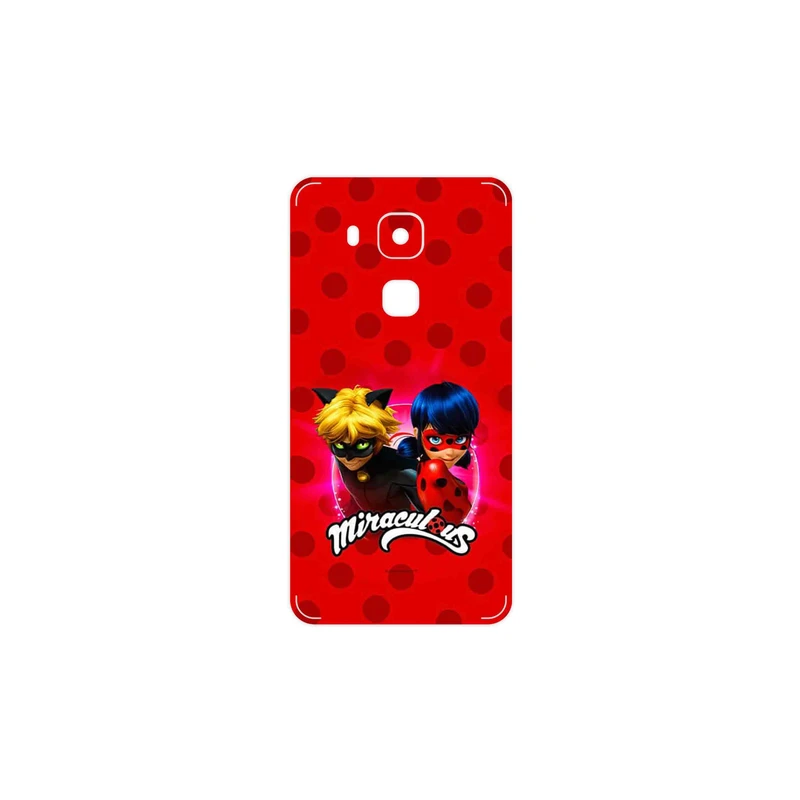 برچسب پوششی ماهوت مدل Ladybug and Cat Noir مناسب برای گوشی موبایل هوآوی Nova Plus