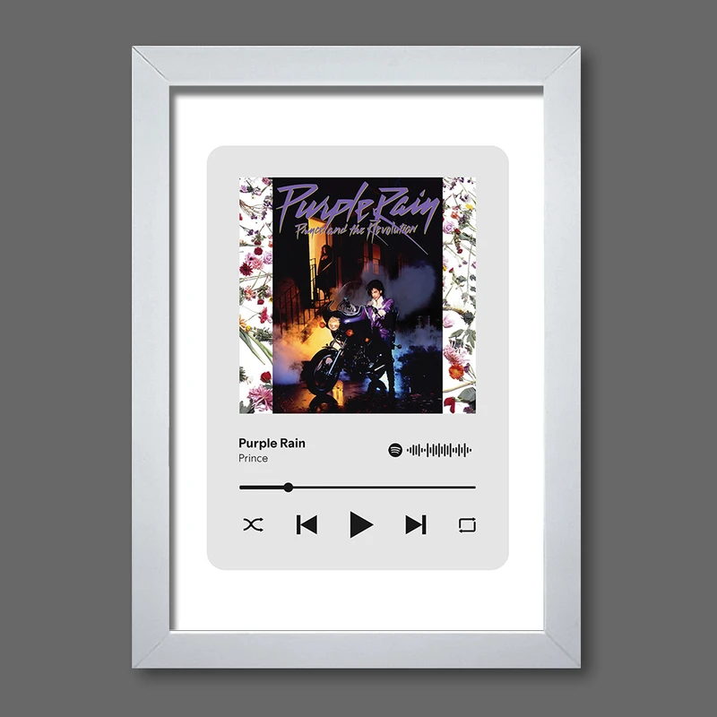 تابلو مدل موزیکال طرح Purple Rain by Prince