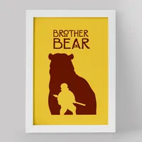 تابلو خندالو مدل انیمیشن خرس برادر کد 13716