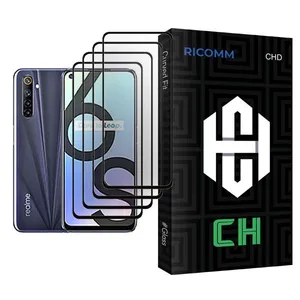 Ricomm CH Glass MIX004 Screen Protector For Realme 6S Pack Of 4