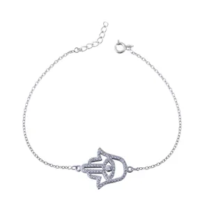   دستبند نقره زنانه بازرگانی میلادی کد DP_148