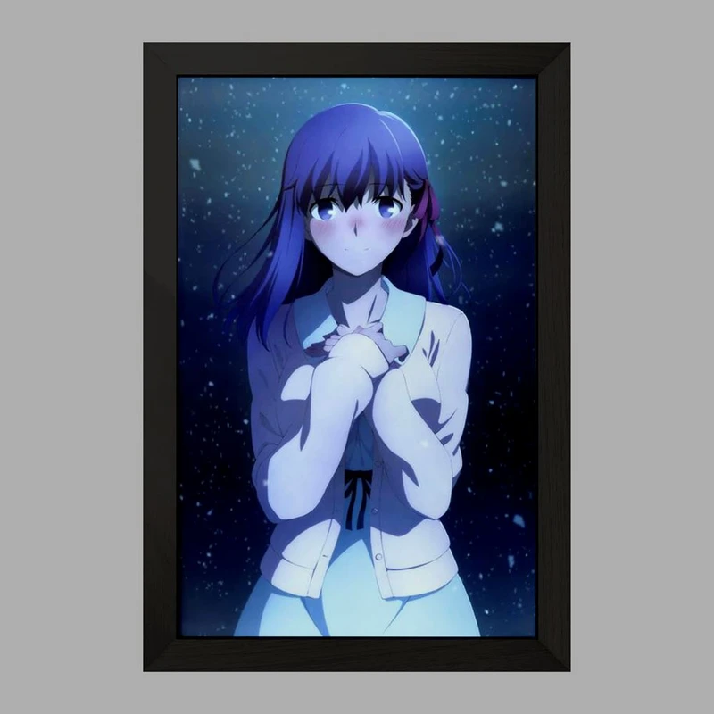 تابلو خندالو مدل ساکورا انیمه فیت استی نایت Fate Stay Night  کد 22757