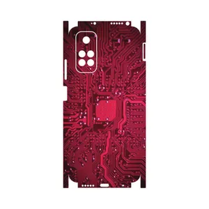 MAHOOT Red-Printed-Circuit-Board-FullSkin Cover Sticker for Xiaomi Redmi Note 11