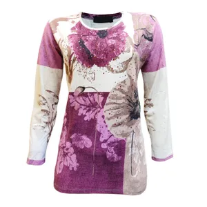 بلوز آستین بلند زنانه مدل گل مردابی موهر  کد 3883-.3