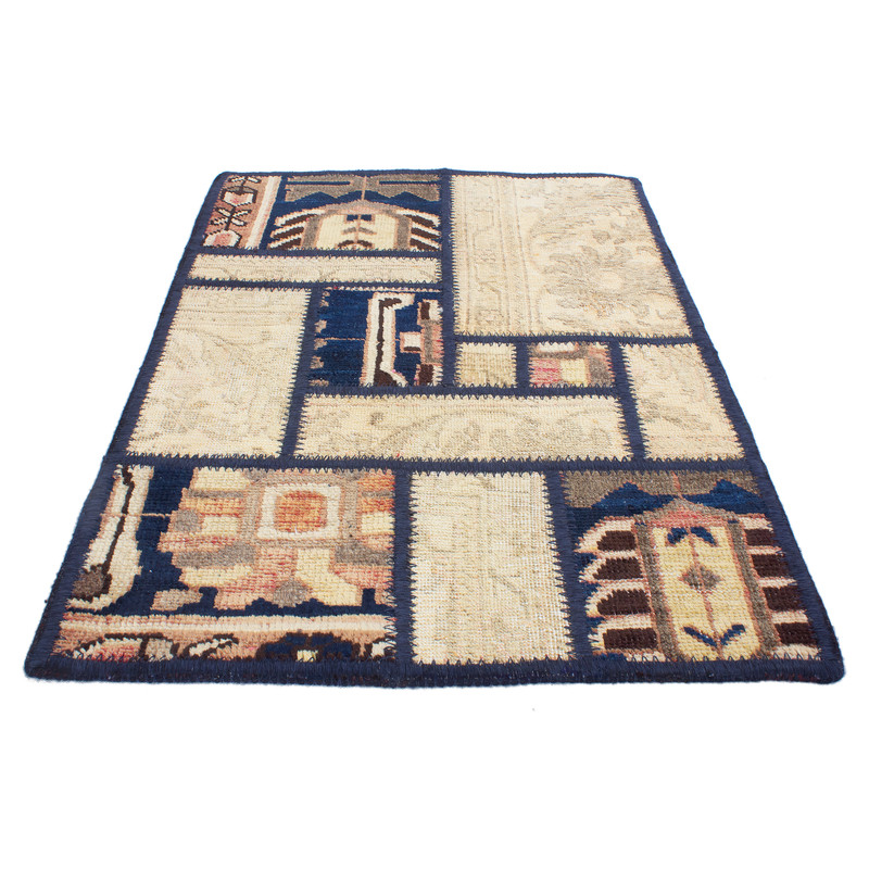 کلاژ فرش دستبافت نیم متری مدل بختیار کد 13665