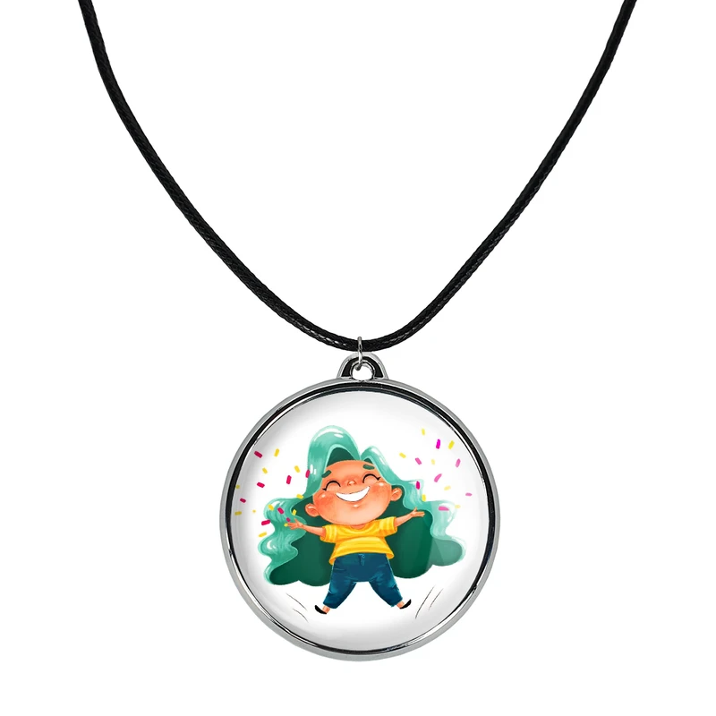 گردنبند خندالو مدل دخترانه فانتزی کد 2575025744