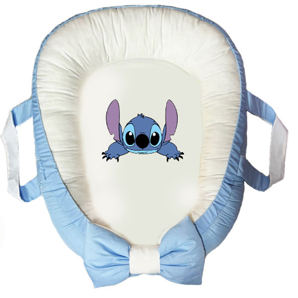 سرویس خواب سه تکه نوزاد ناریکو مدل گارد محافظ دار طرح کارتونی لیلو و استیج کد 0318