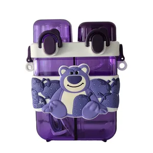 قمقمه کودک مدل خرس دو مخزنه گنجایش 0.68 لیتر