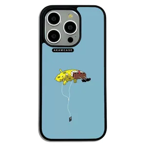 AKAM AMC-WA15PRO-SPONGE BOB1 Cover For Apple iPhone 15 Pro