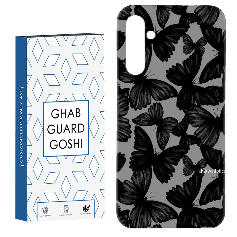 کاور قاب گارد گوشی طرح پروانه کد Dimo-837 مناسب برای گوشی موبایل سامسونگ Galaxy A34 / A34 5g